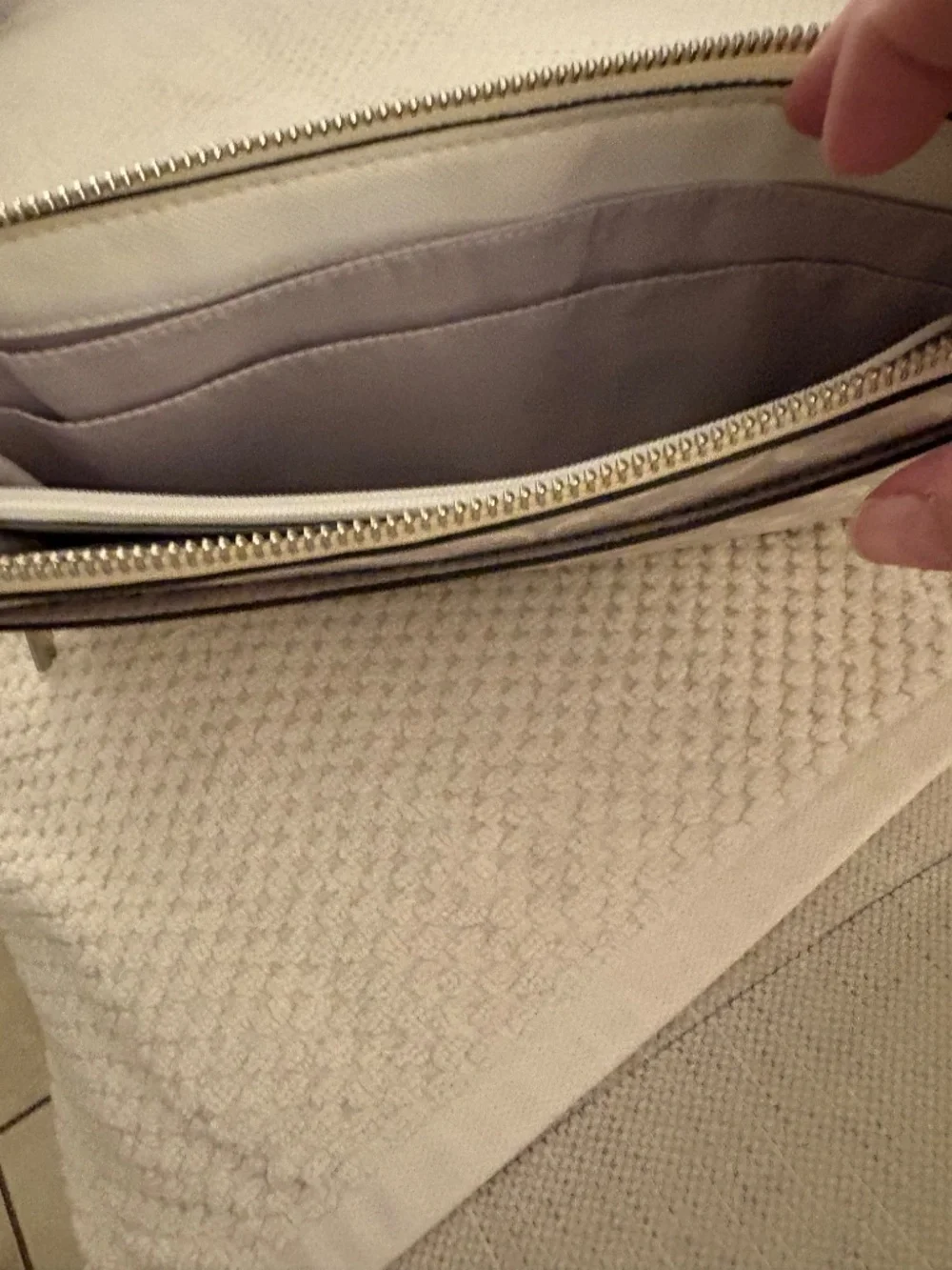 Coach Bags Signature Canvas Large Corner Zip Wristlet